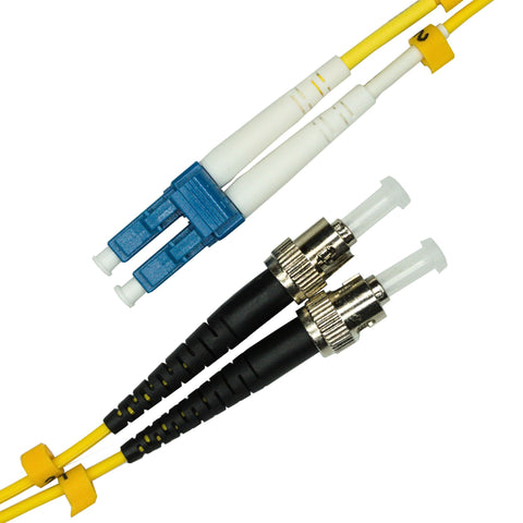 Fibershack - 3M / 10ft LC to ST - Duplex - 10 Pack - Fiber Optic Patch Cables - Single Mode - SM DX