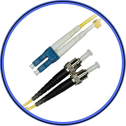 Fibershack - 1M / 3ft LC to ST - Duplex - 10 Pack - Fiber Optic Patch Cables - Single Mode - SM DX