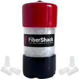 2.5mm SC Fiber Optic Dust Caps - 400 Pack in Easy Access Tube - For FC/SC/ST Fiber Optic Cables and End Faces